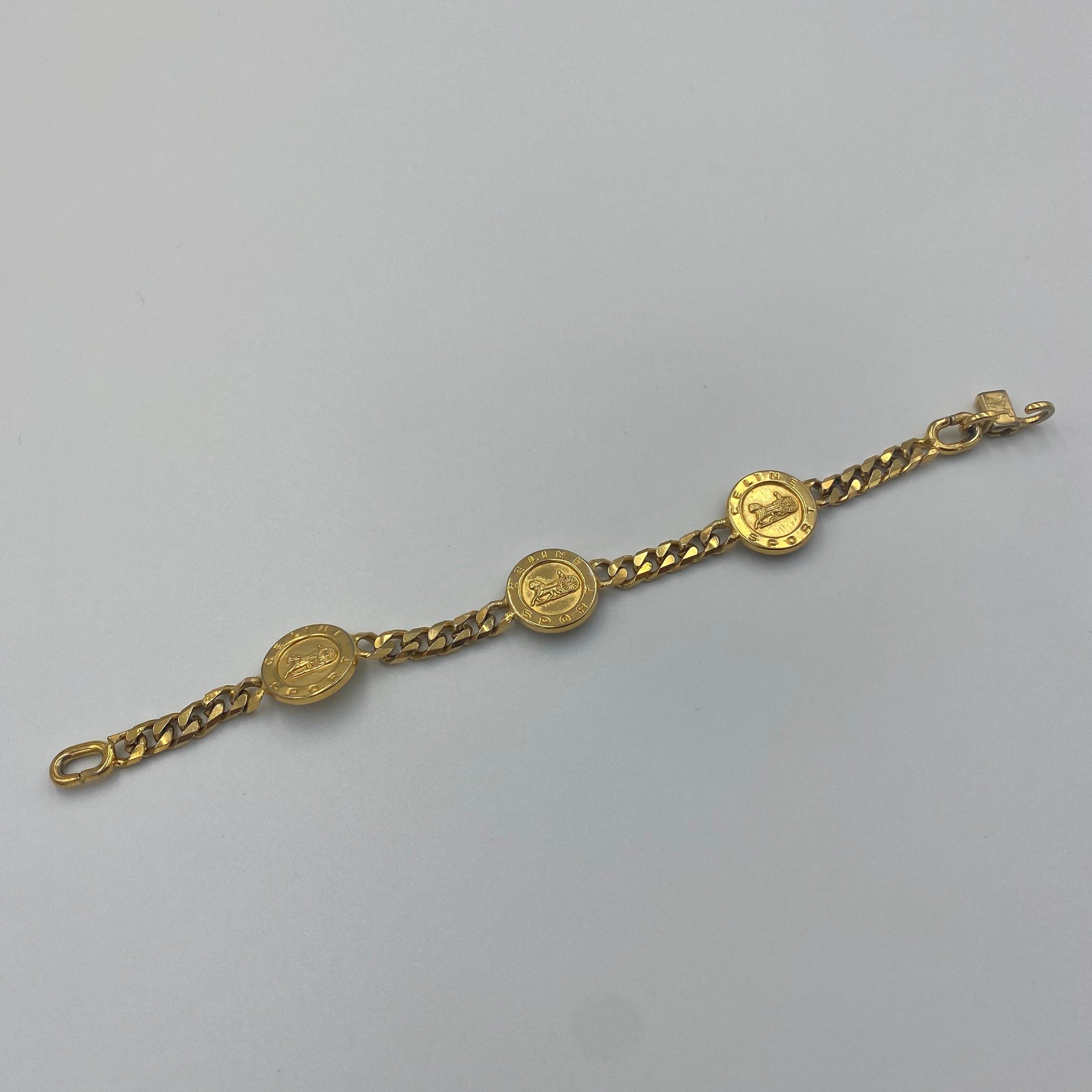 CELINE サルキー コインモチーフ 喜平 ブレスレット