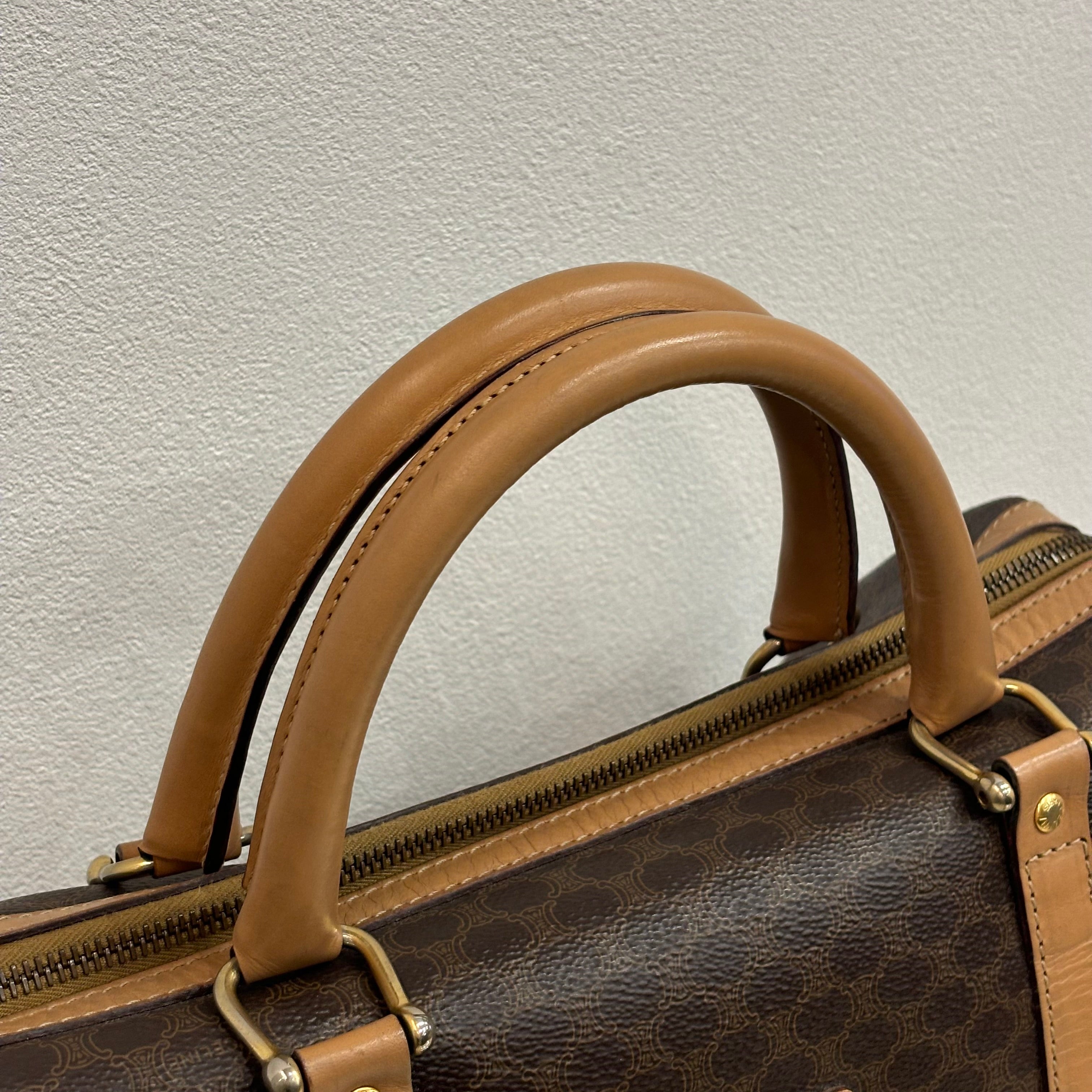 CELINE マカダムボストンバッグ