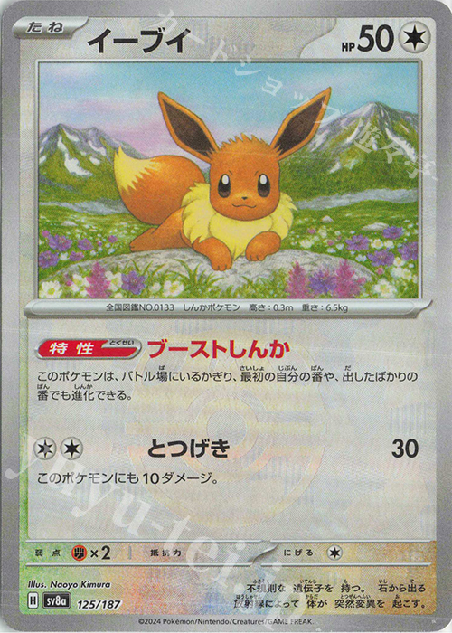 イーブイ(マスターボール柄/ミラー仕様) 販売 | [SV8a] ハイクラス
