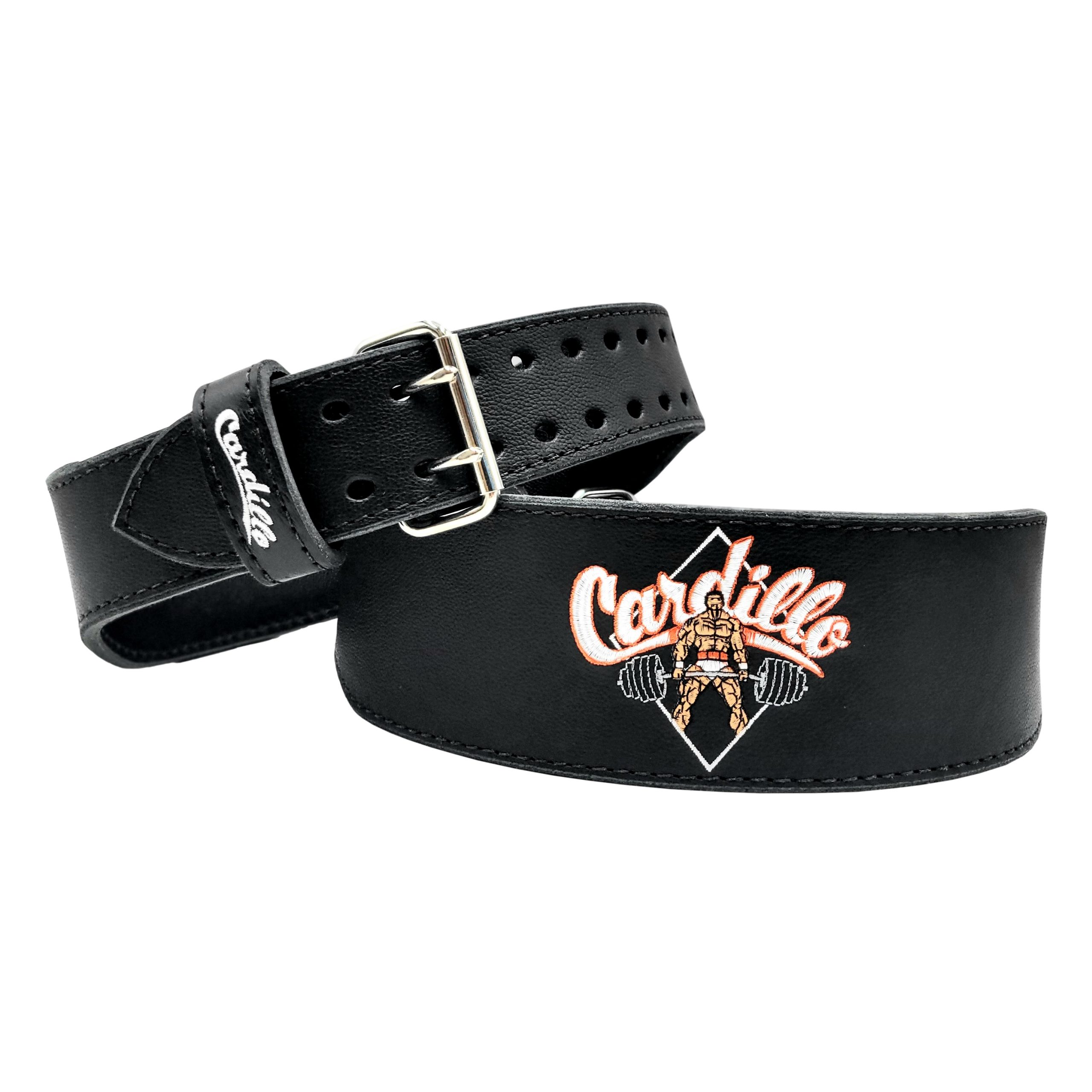 Men's 310DL Lifting Weight Belt with Cardillo Powerlifter Logo on