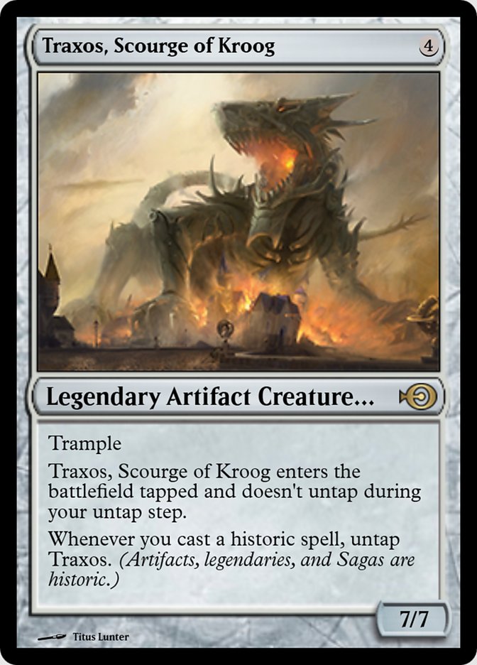 Traxos, Scourge of Kroog - Magic Online Promos - MTG Print