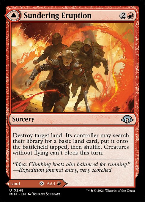 Sundering Eruption // Volcanic Fissure · Modern Horizons 3 (MH3