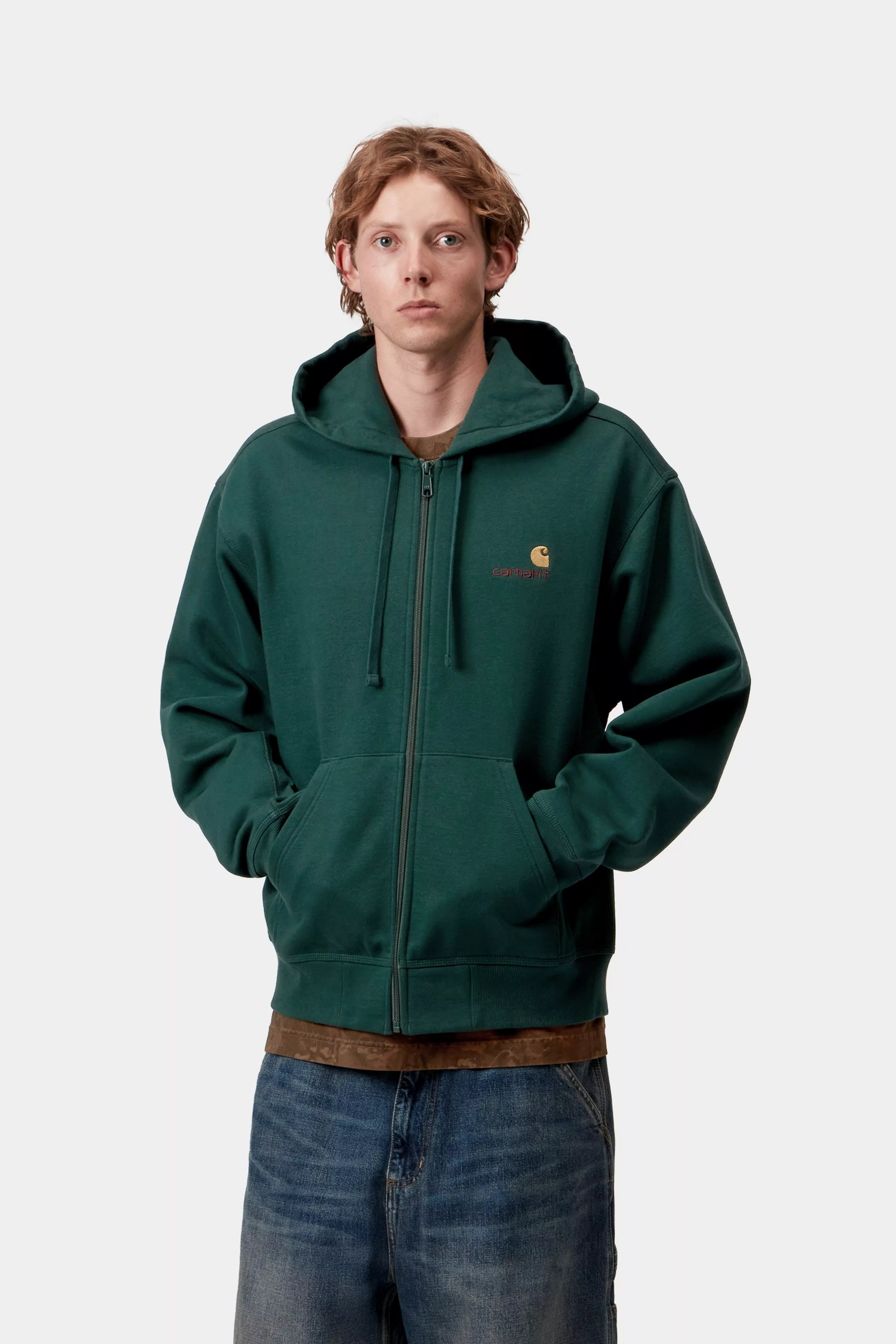 アメリカンスクリプトフーデッドジャケット