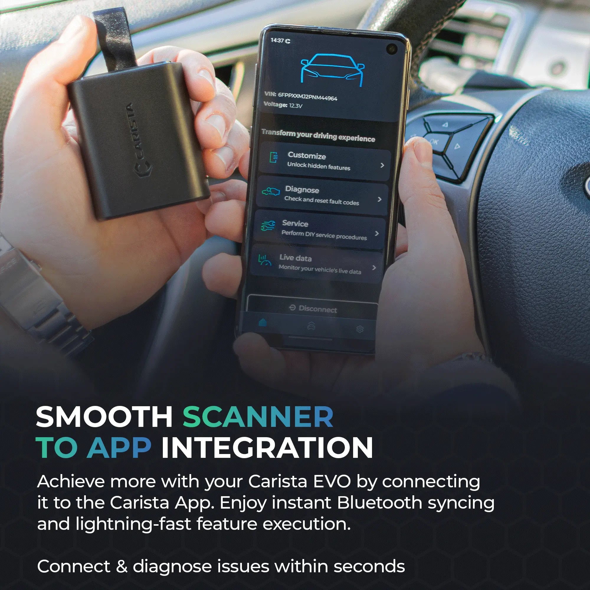 Carista EVO Scanner | Diagnostics & Customizations
