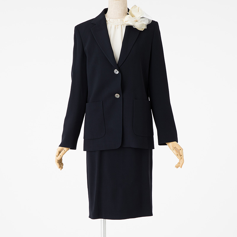 ICB 【スーツ3点SET】アイシービー ジャケット+スカート+ブラウス