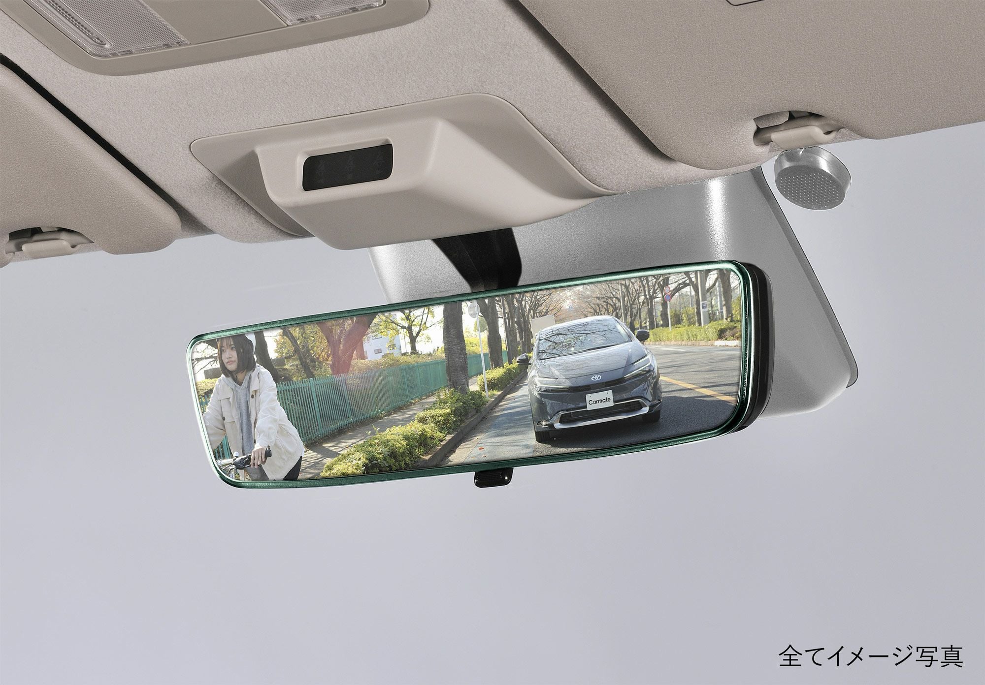 PL202 トヨタ専用ワイドリアビューミラー C クローム鏡 | カーメイト