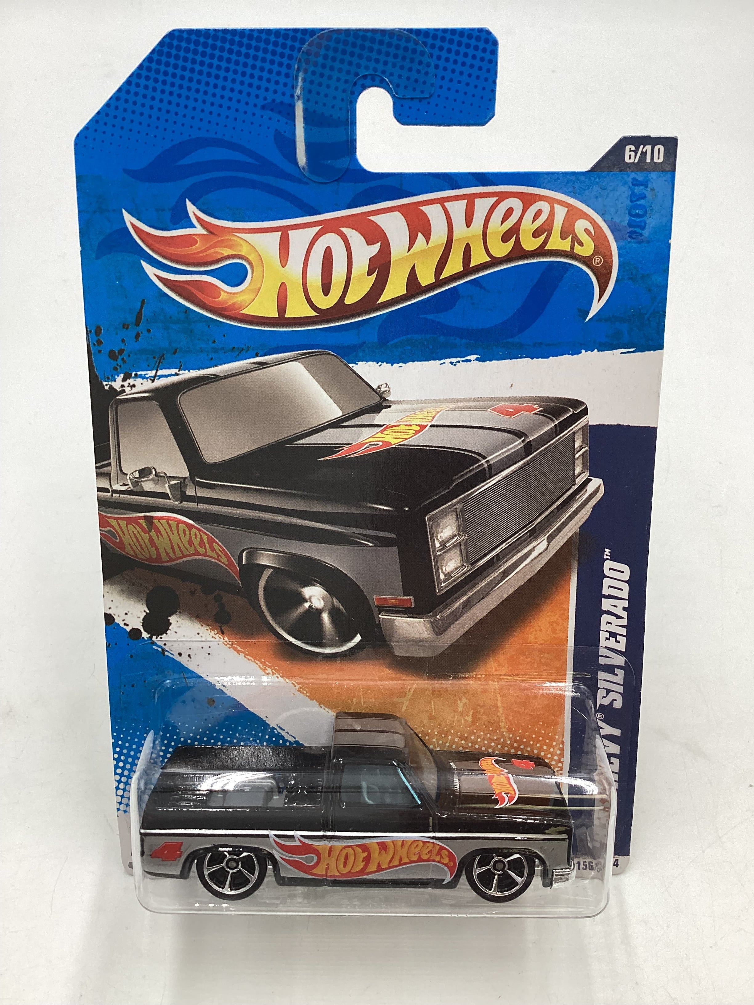 2011 Hot Wheels #156 Walmart Exclusive Black 83 Chevy Silverado