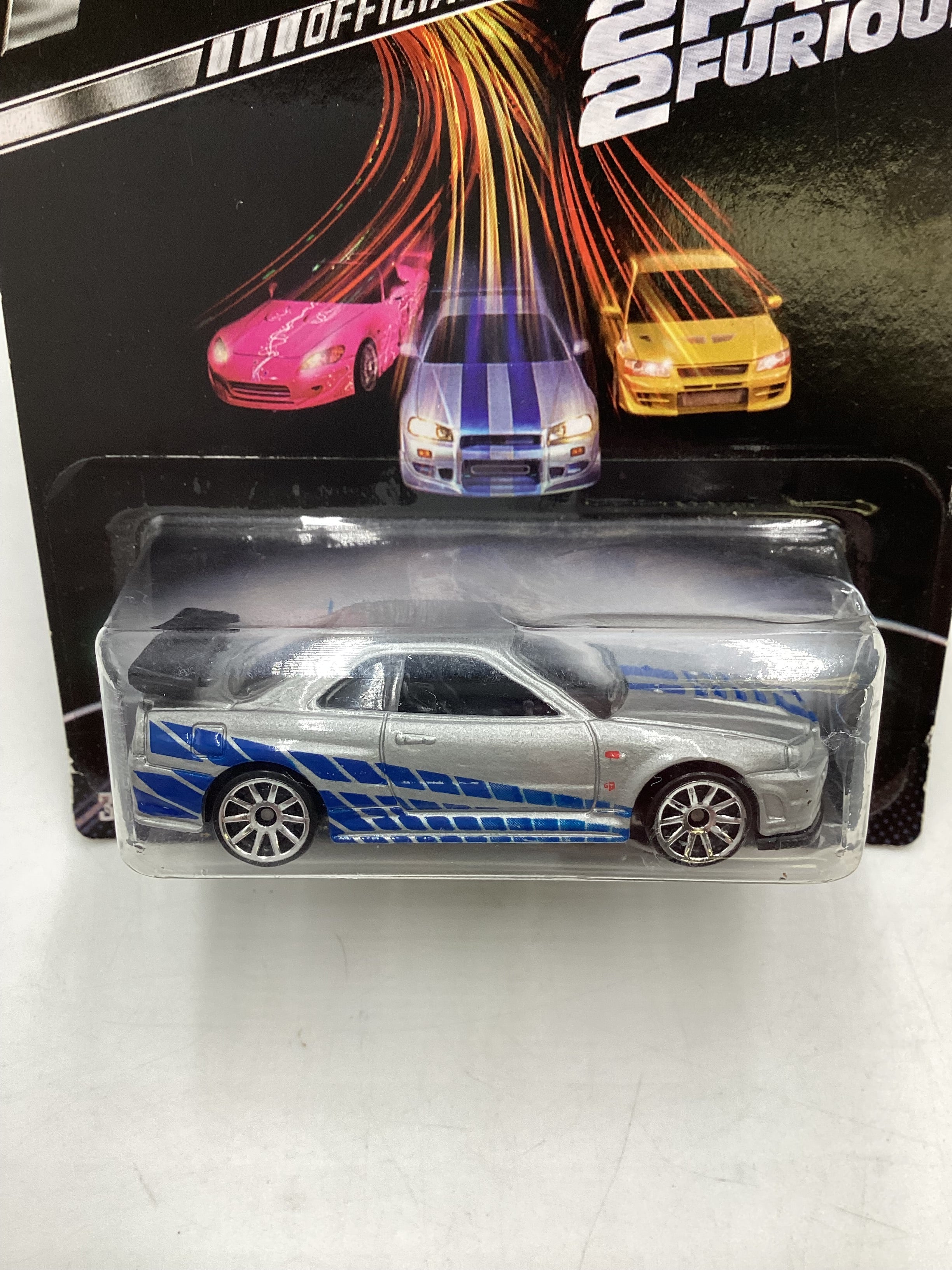 Hot wheels Fast and Furious Nissan skyline GT-R (R34) Black Wing