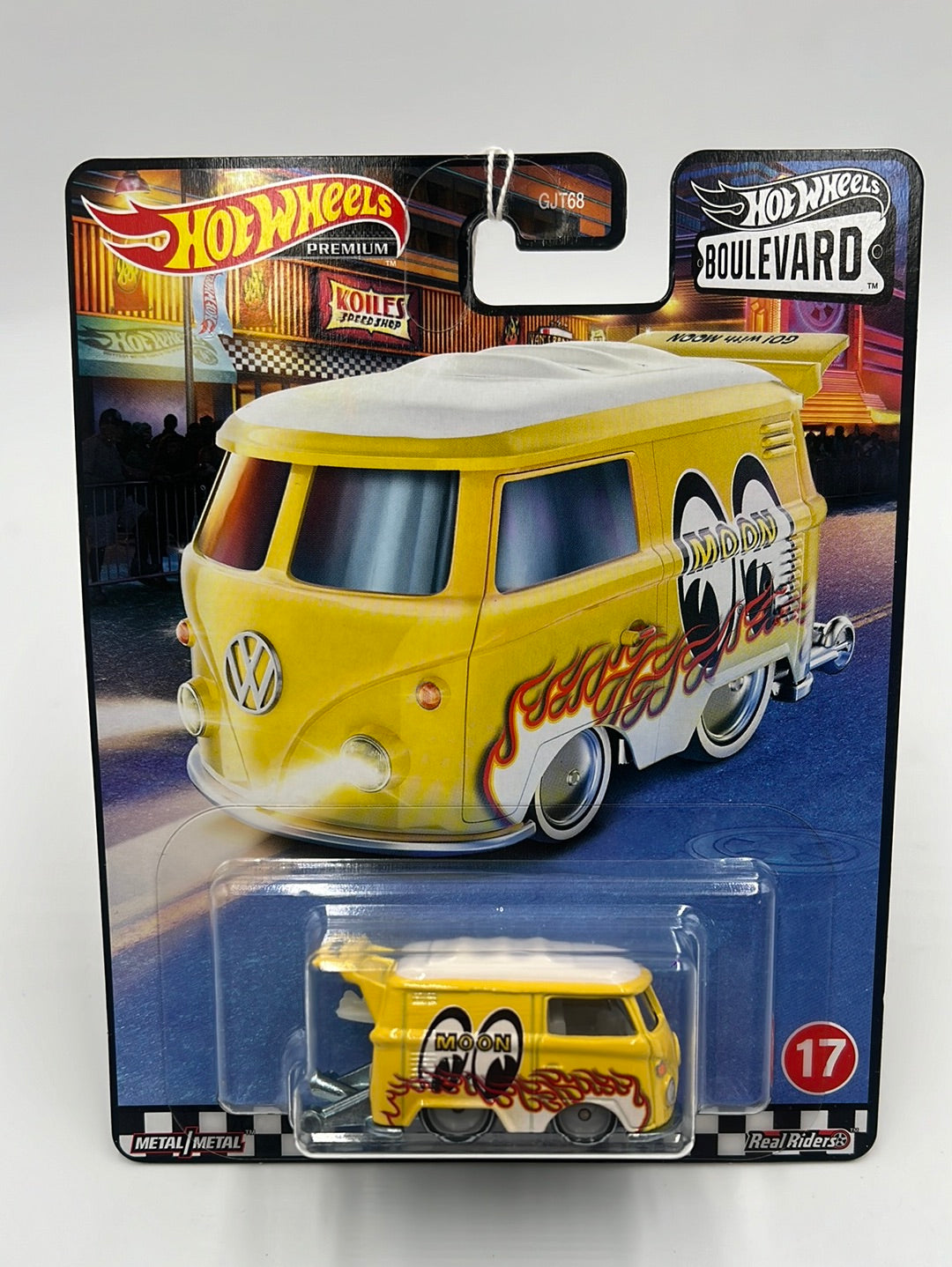 Hot Wheels Premium Boulevard #17 Kool Kombi Mooneyes W/Protector