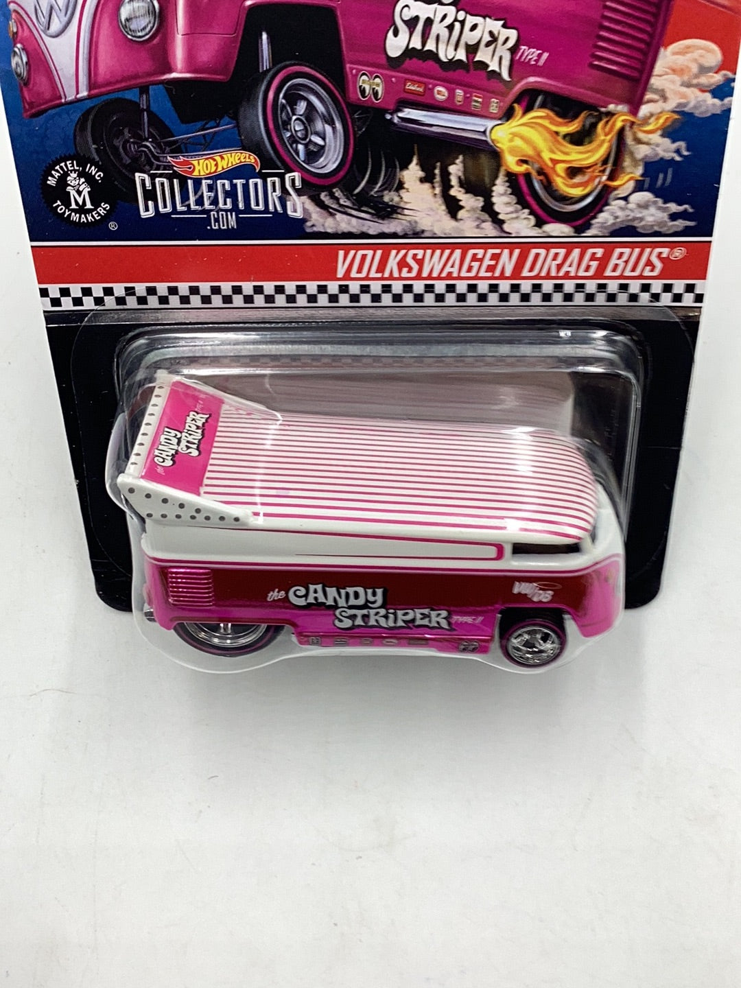 Hot wheels redline club Volkswagen Drag Bus Candy Striper 19427