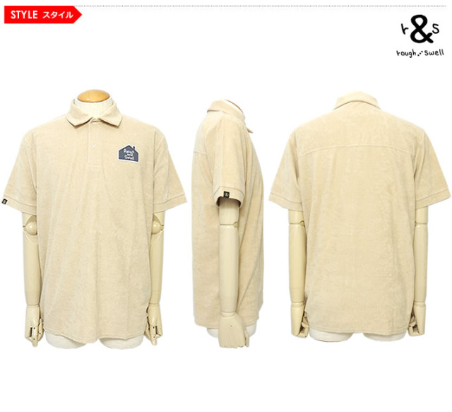 rough&swell［ラフアンドスウェル］FACTORY POLO/パイルポロシャツ