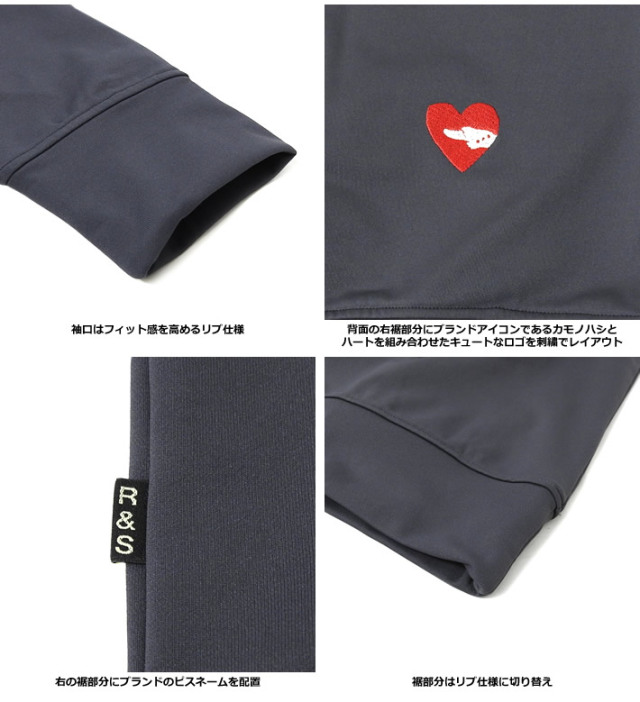 rough&swell［ラフアンドスウェル］Mr.BOGEY TURTLE/タートル裏毛