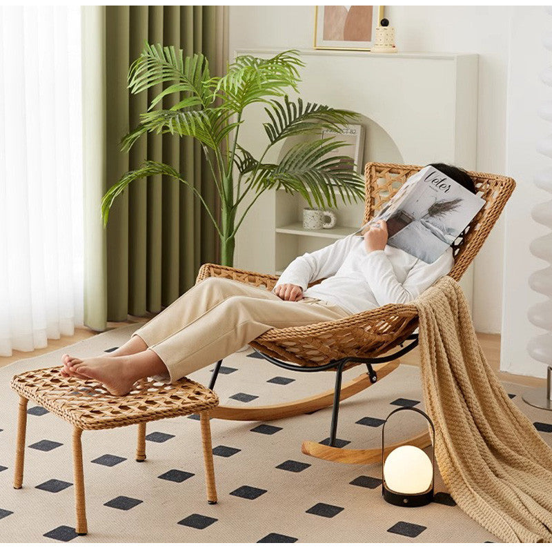 ロッキングチェア パーソナルチェア 1人掛け ソファ ソファー ラタン