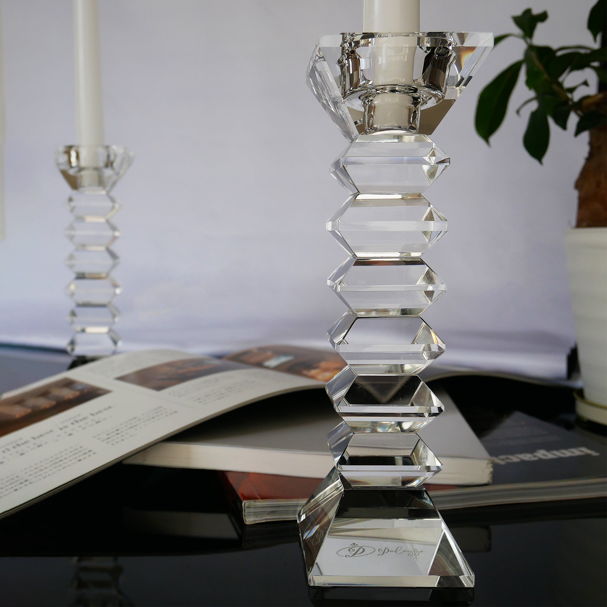 クリスタルキャンドルホルダー 2個セット – Palazzo