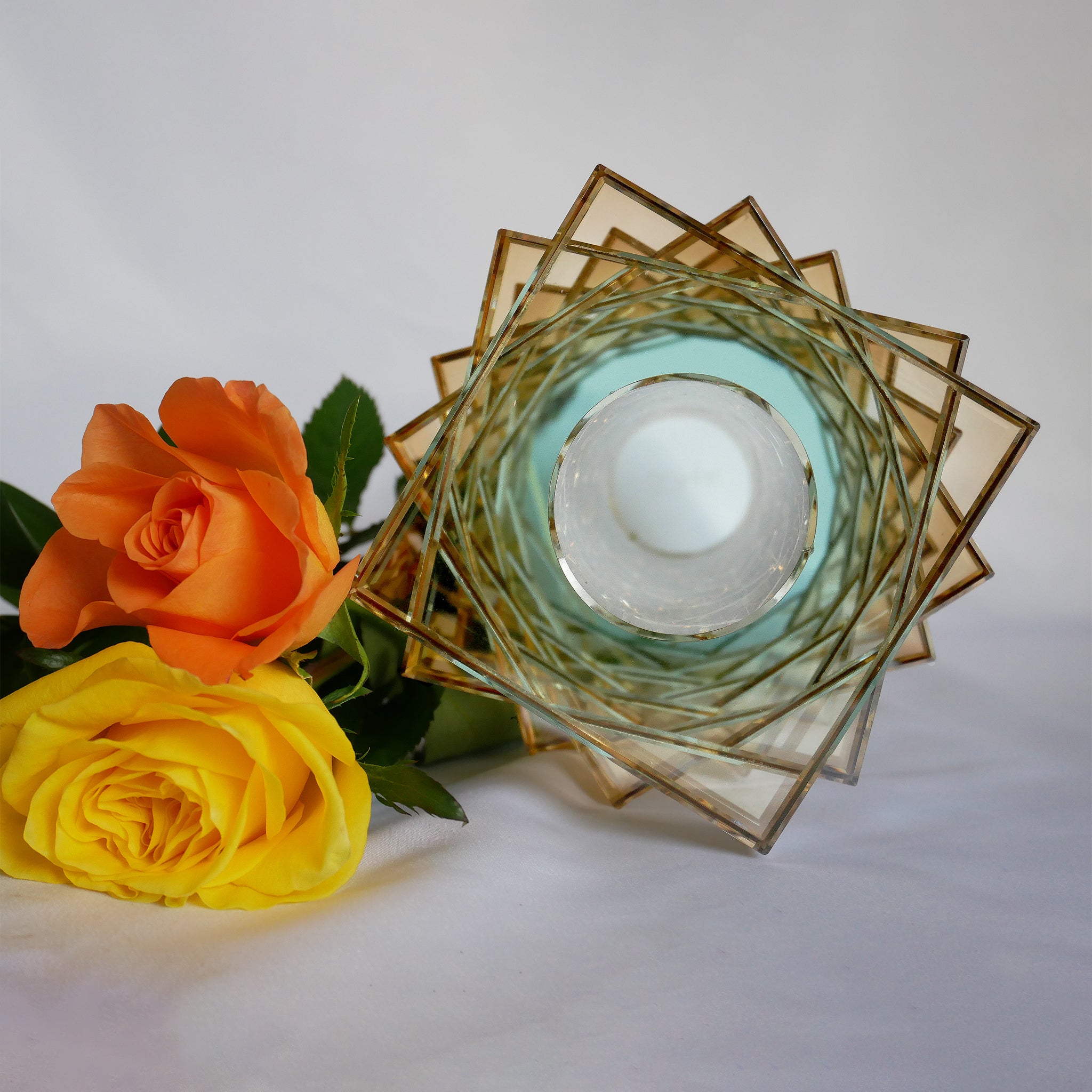 クリスタル 花瓶「シャンパンゴールド」 – Palazzo