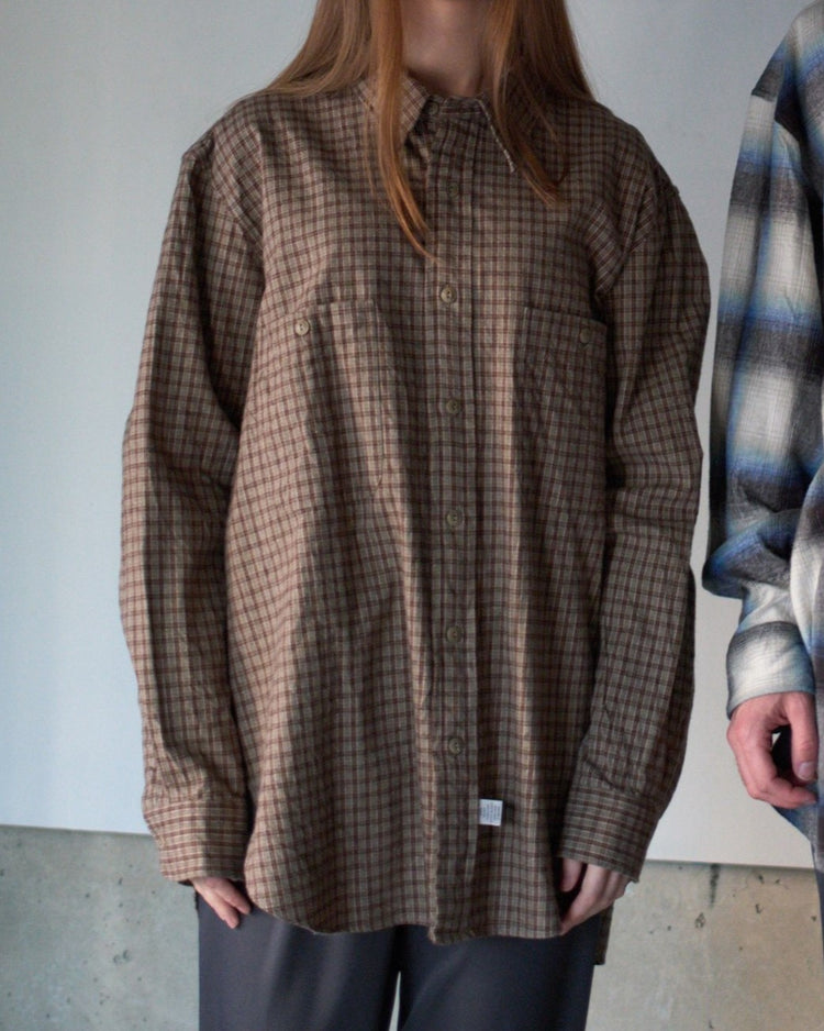 Marvine Pontiak Shirt Makers Military SH Moss*Brown ch – CASDAY