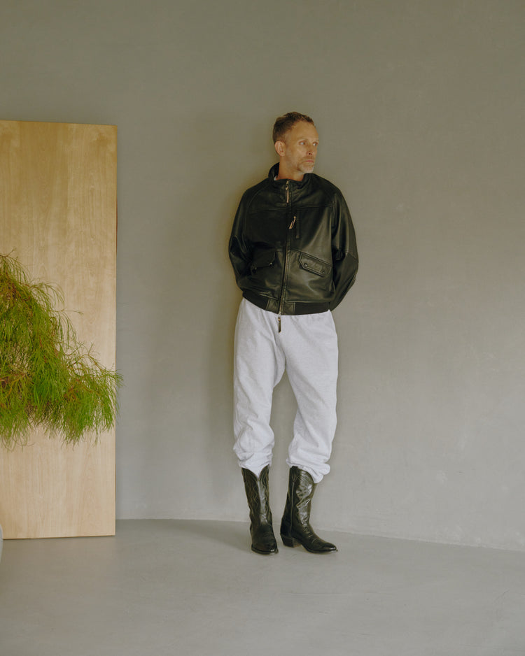 CCU HIGH NECK BLOUSON COW LEATHER – CASDAY / キャスデイ