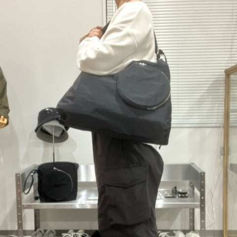 HIDAKA メッセンジャーバッグ black HIDAKA/ PING-PONG MESSENGER BAG