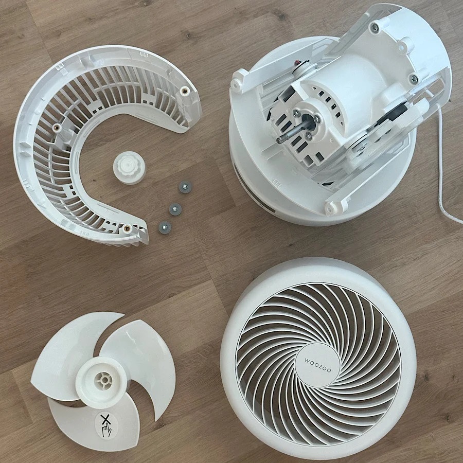 アイリスオーヤマ PCF-CD15TECA-W サーキュレーター WOOZOO 360 barrel