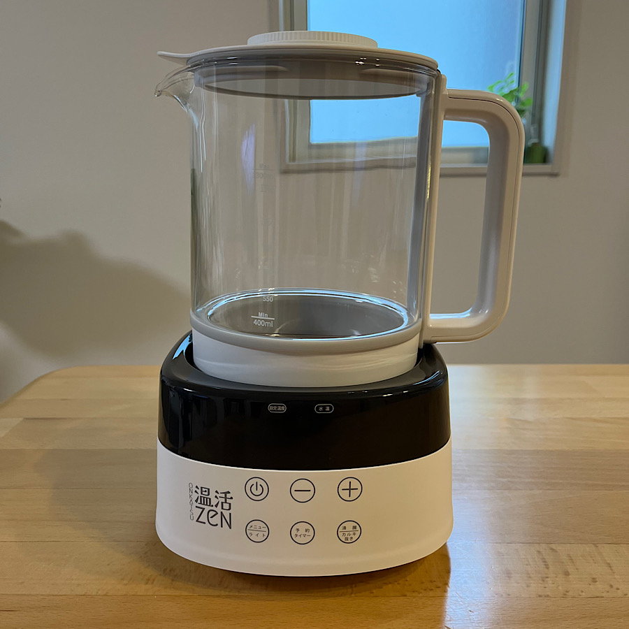 白湯メーカー 電気ケトル 白湯ケトル 温活zen 温活 腸活 さゆ 白湯