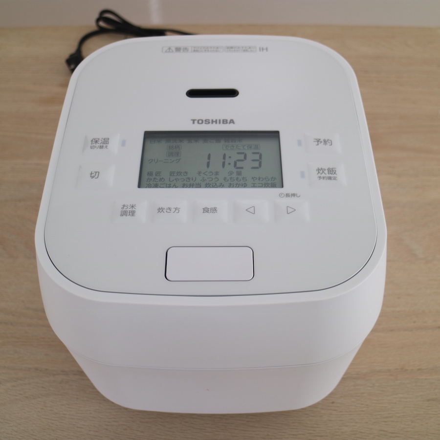 TOSHIBA（東芝） RC-10HGX(W) グランホワイト 炎匠炊き 真空圧力IH炊飯