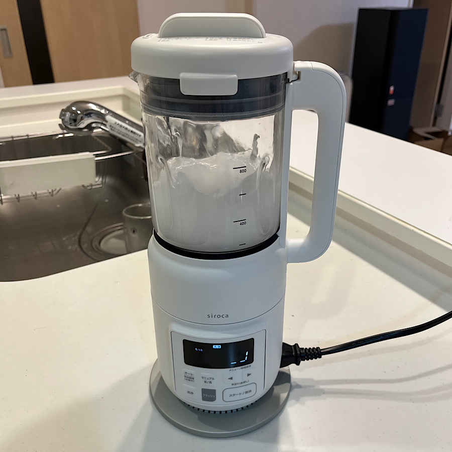 SIROCA ヒーター機能付きブレンダー おうちシェフBLENDER [800ml / 8枚