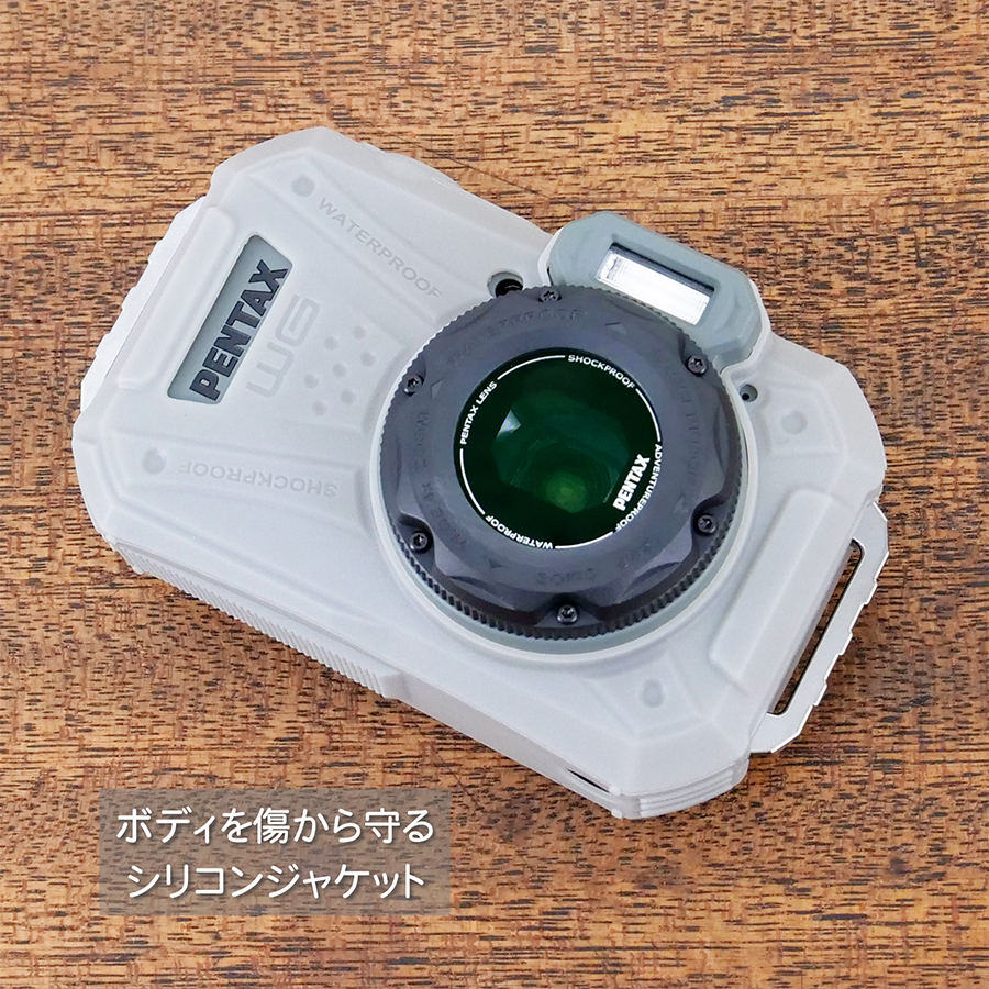 ペンタックス 【新品】ペンタックス PENTAX WG-1000 グレー : カメラの