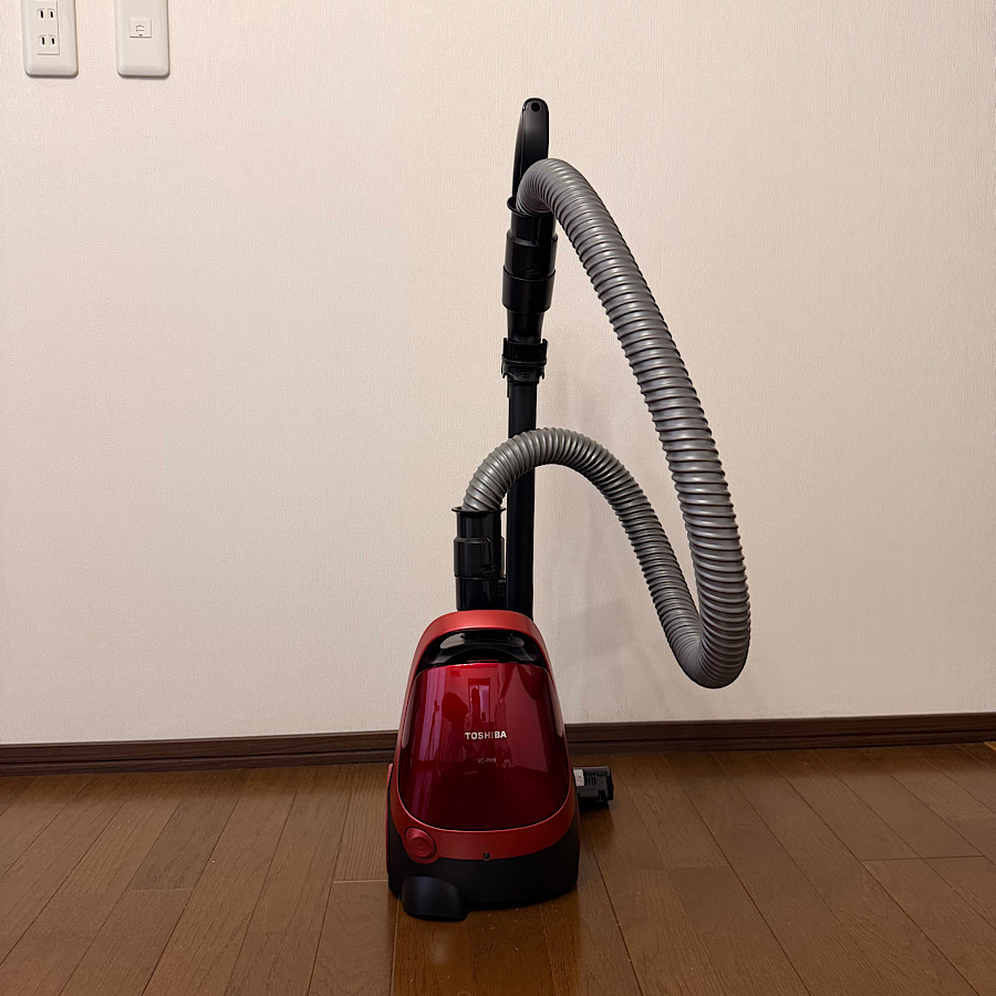 TOSHIBA（東芝） 掃除機 紙パック式 グランレッド VC-PH9-R TOSHIBA