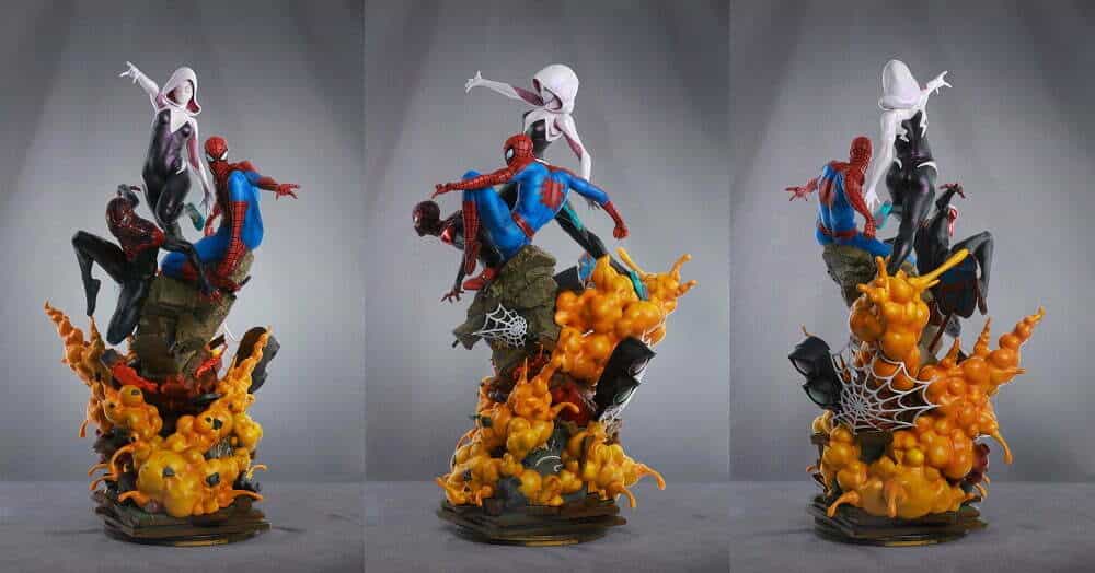 Spider-Verse Trio 1/4 Statue - The Amazing Spider-Man - QUEEN