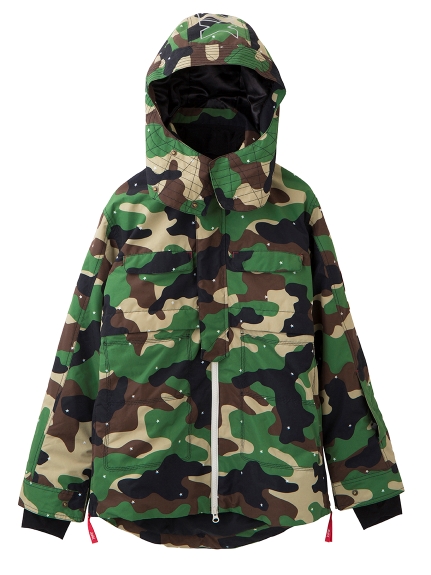 カモ柄でゲレンデの注目を集める！ X-girl×BURTONのスノボウェアで