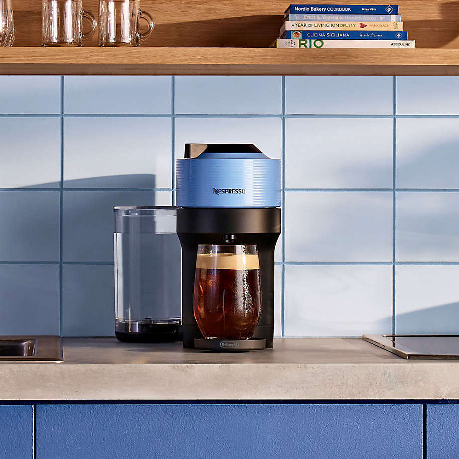 Nespresso by De'Longhi Vertuo Pop+ Pacific Blue Espresso Machine +