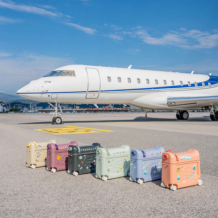 JetKids by Stokke BedBox Arctic Blue Ride on Kids Suitcase +