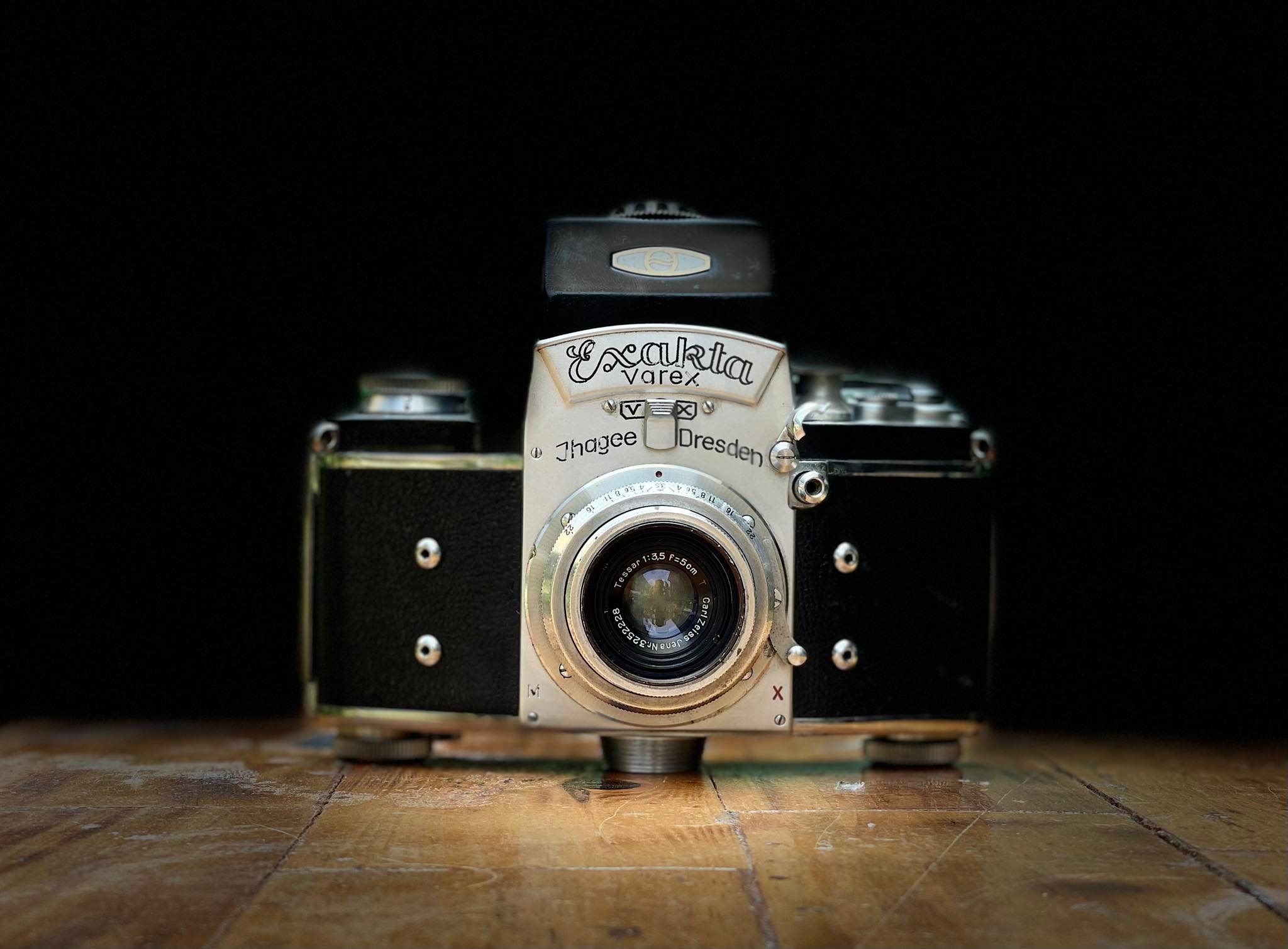 EXAKTA VAREX VX JHAGEE DRESDEN CARL ZEISS JENA TESSAR 50MM.F3.5 T