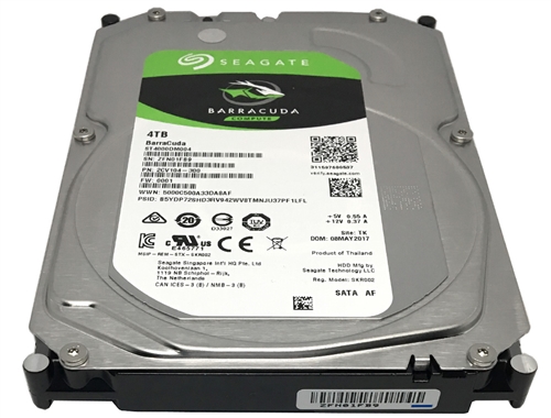 Seagate BarraCuda ST4000DM004 4TB 5900RPM 256MB Cache SATA 6.0Gb/s