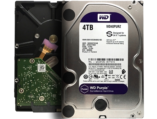 Western Digital Purple Surveillance WD40PURZ 4TB 5400RPM 64MB
