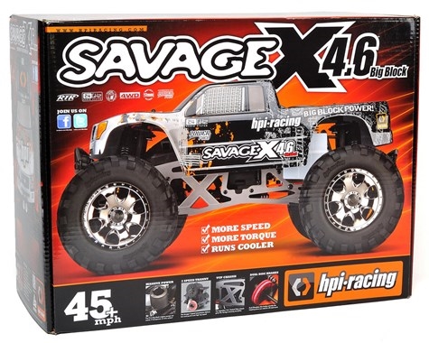 Savage X 4.6 Big Block RTR 1/8 Scale 4x4 Nitro Powered Monster