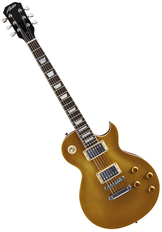 Austin AS6PGT Solid Body LP-Style Electric Guitar Gold Top
