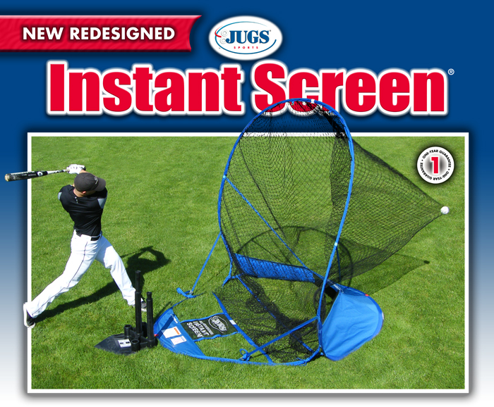 JUGS Instant Screen | Portable Batting Net | Pro Sports Equip