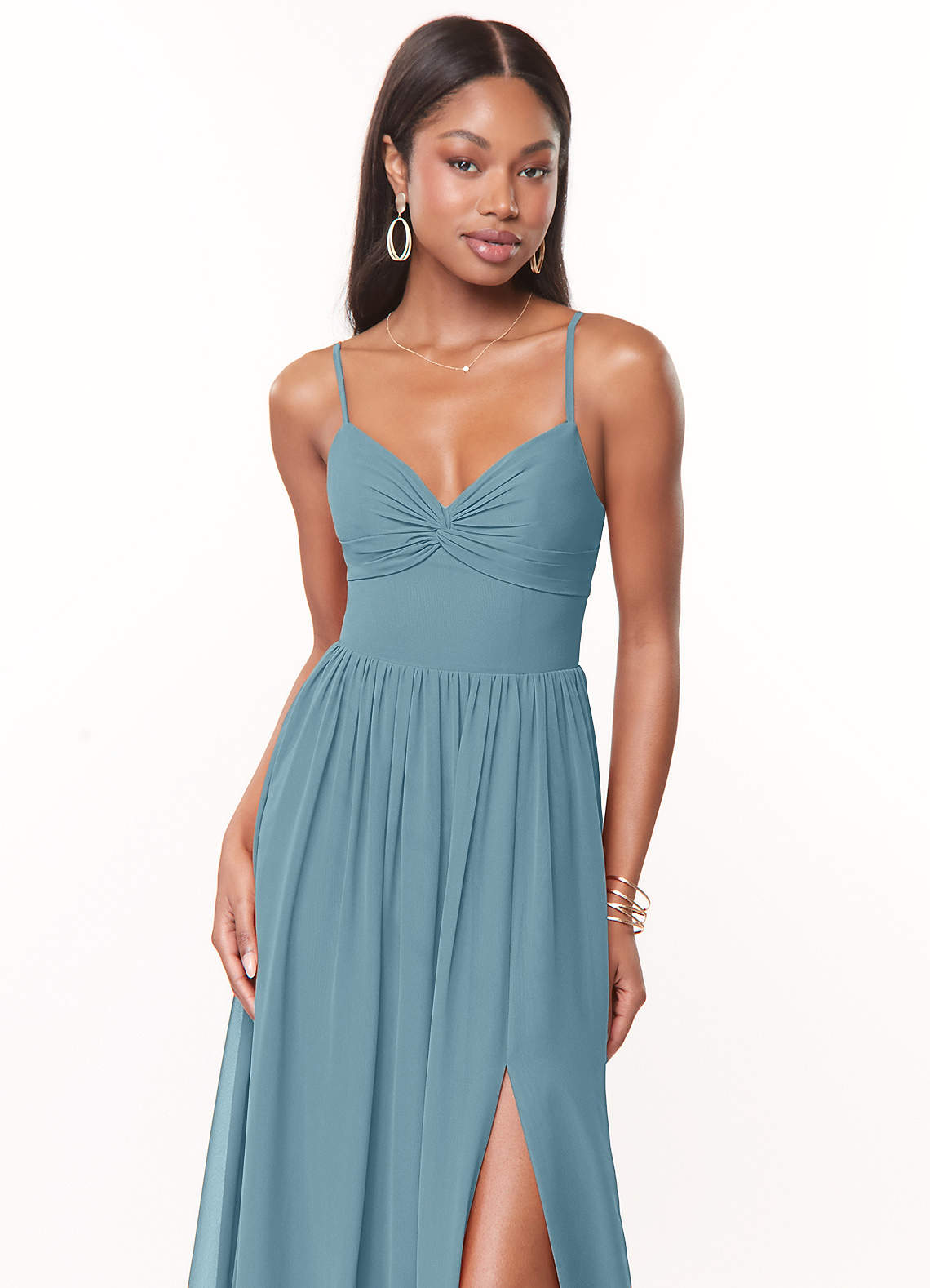 Azazie Zeya Moody Blue Bridesmaid Dresses | Azazie
