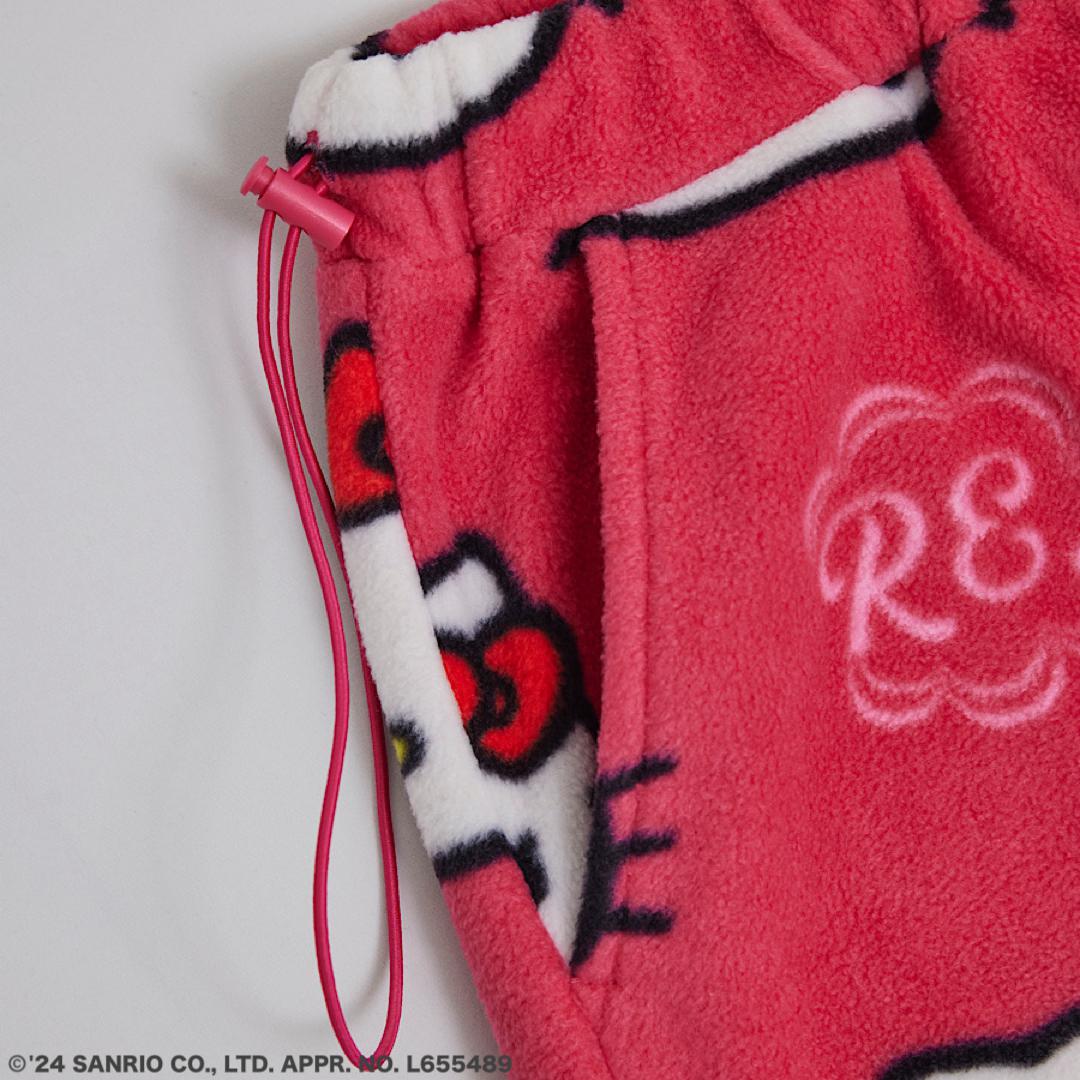 RE．ハローキティ総柄パンツ ピンク | アールイードット