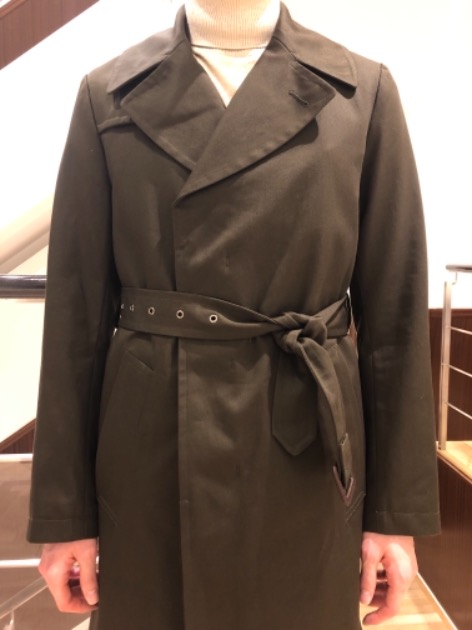 Sealup×BEAMSF タイロッケンコート ライナー付き ベルト カーキ L