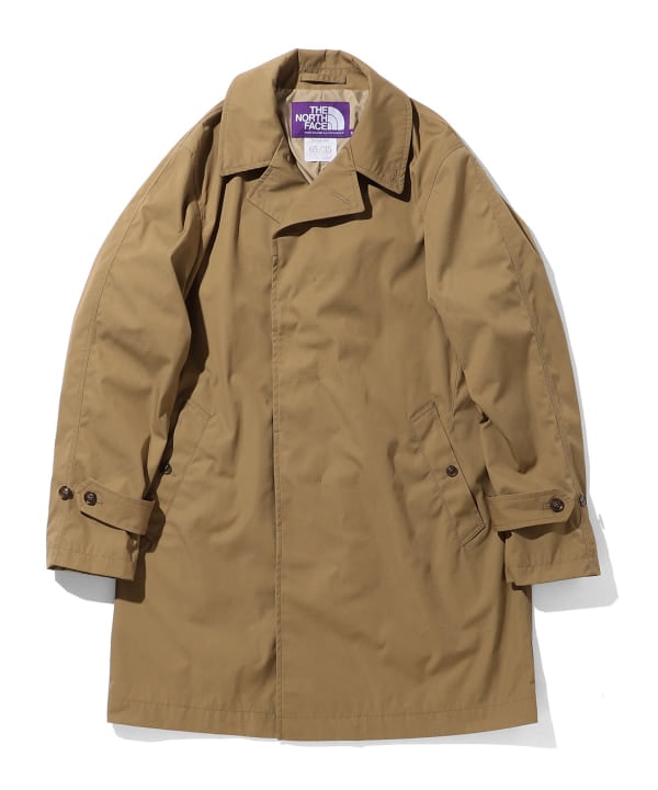 THE NORTH FACE PURPLE LABEL との別注ステンカラーコートもやって来