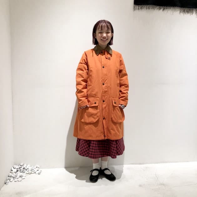 Barbour BEAMS BOY 別注 バルベニージャケット オレンジ Barbour BEAMS BOY 別注 バルベニージャケット オレンジ - メルカリ
