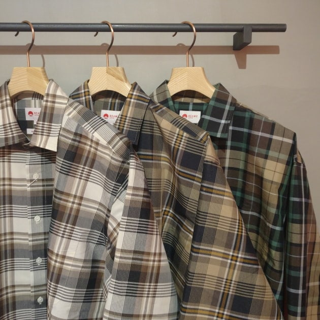 BEAMS JAPAN〉オリジナル 2021SS チェックシャツ｜ビームス ジャパン