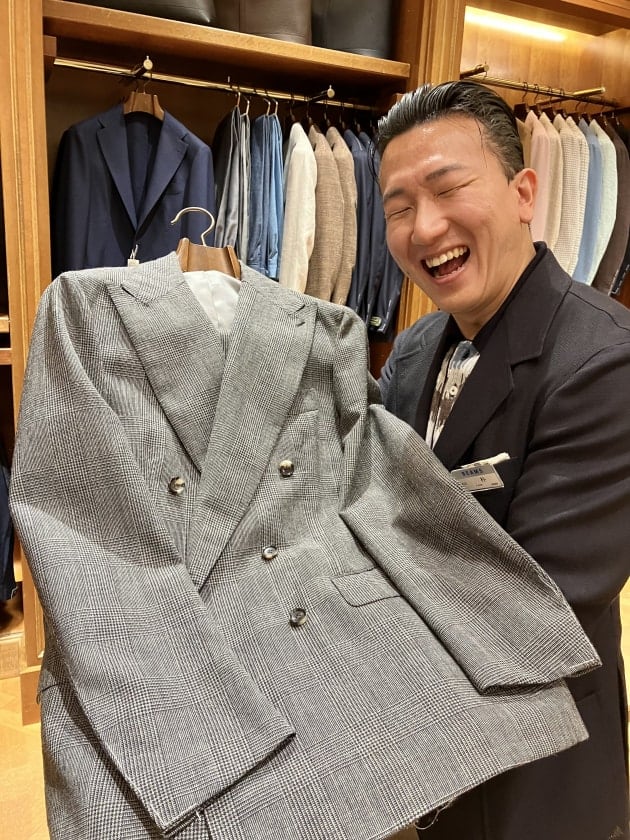 Stile Latino〉王道なグレンチェックスーツが嬉しいプライスオフ