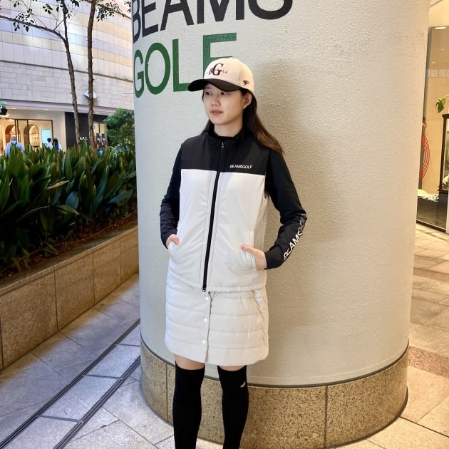 必見☆3WAY 中綿ボア ワンピース｜ビームス ゴルフ なんばパークス店