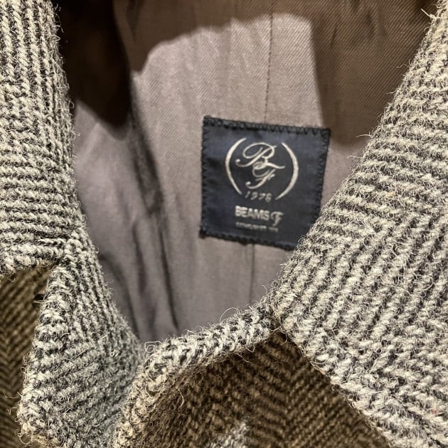 SALE ITEM】＜BEAMS F＞ヘリンボーンラグランスリーブコート｜ビームス