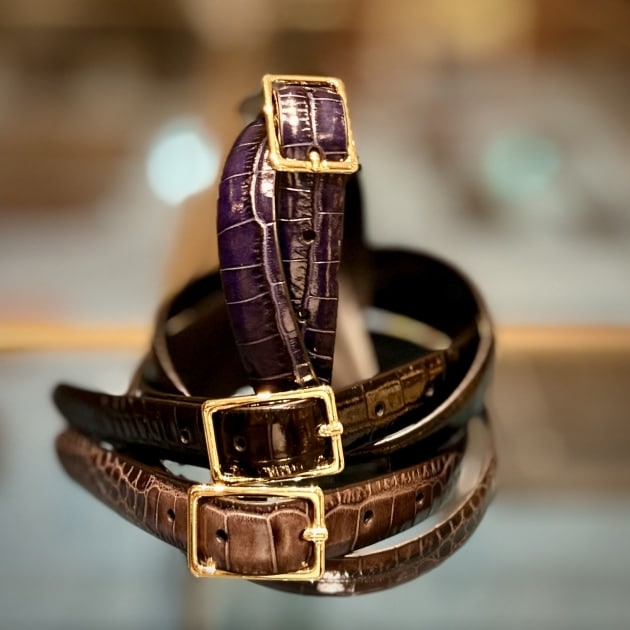 Anderson's】クロコダイルスタンプベルト。｜BEAMS F（ビームスF）｜BEAMS