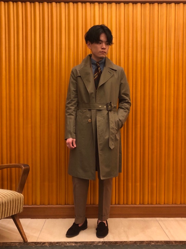 Sealup×BEAMSF タイロッケンコート　ライナー付き　ベルト　カーキ　L Sealup×BEAMSF タイロッケンコート ライナー付き ベルト カーキ L