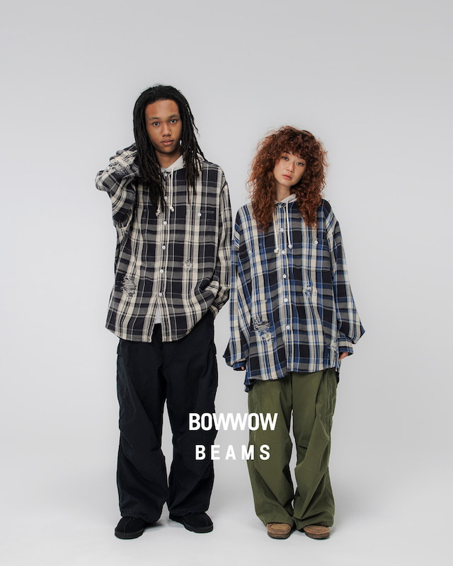 BOW WOW〉と〈BEAMS〉の新たなコラボレーション。 独自の加工が施され